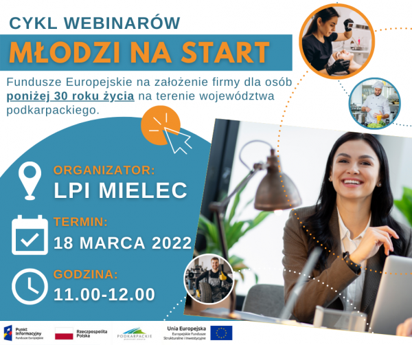 Webinar Młodzi na start - Mielec